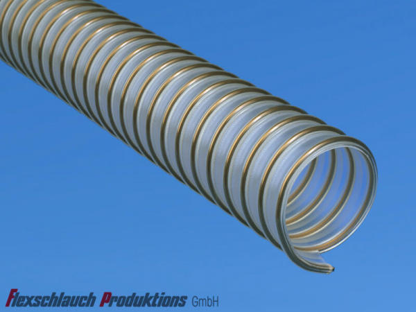 Suction- and blower hose abrasion-proof