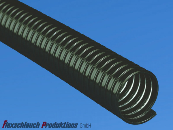 Suction- and blower hose conductive